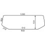 Lunette arrière UNIVERSEL D6748