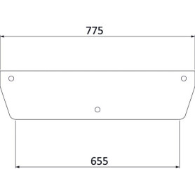 Vitre arrière UNIVERSEL D6905