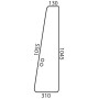 Vitre de porte UNIVERSEL D6915