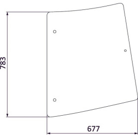 Vitre latérale UNIVERSEL D6940