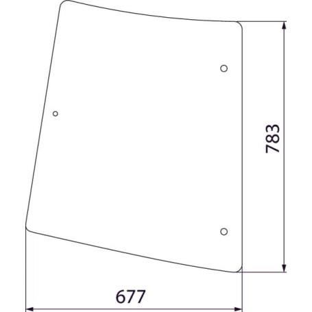 Vitre latérale UNIVERSEL D6941