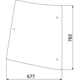 Vitre latérale UNIVERSEL D6941T