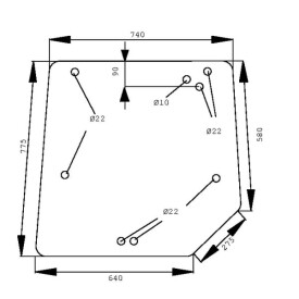 Heckscheibe oben UNIVERSAL D6942T