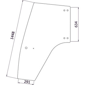 Vitre de porte UNIVERSEL D7127