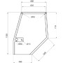 Vitre de porte UNIVERSEL D7307