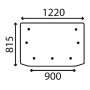 Lunette arrière UNIVERSEL D7515