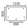 Lunette arrière UNIVERSEL D7516