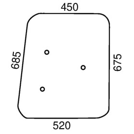 Vitre latérale UNIVERSEL D7704