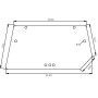Lunette arrière UNIVERSEL D7747