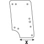 Vitre de porte UNIVERSEL D8054