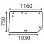 Lunette arrière UNIVERSEL D8098