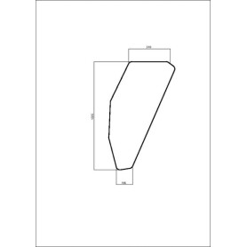 Vitre de porte UNIVERSEL D9007