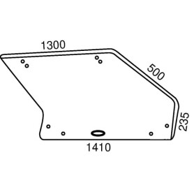 Lunette arrière UNIVERSEL D9017