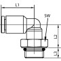 Raccord UNIVERSEL ECS1412P