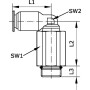 Raccord UNIVERSEL ECSSL414B