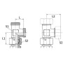 Raccord en T VOSS ELSD15L
