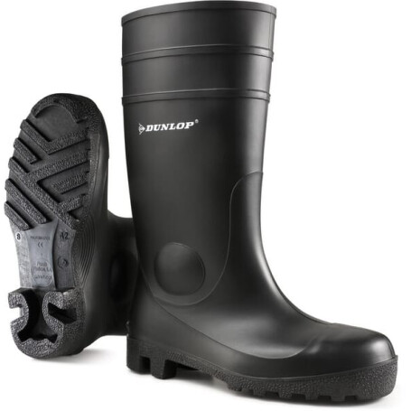 Bottes noires taille 44 DUNLOP 142PP44