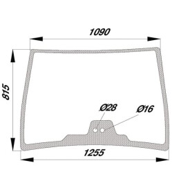 Pare-brise UNIVERSEL G716810040050N