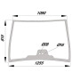 Pare-brise UNIVERSEL G716810040050N