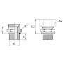 Raccord VOSS GES25SR34WD