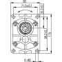 Moteur à engrenages GOPART GM206R3030C18EGP