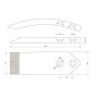 Pointe de cultivateur ALPINA H2212540CN
