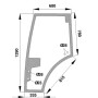 Vitre de porte UNIVERSEL H816810030330N