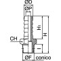 Embout de tuyau UNIVERSEL HCMT618
