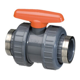 Valvola a sfera PVC 1 1/2x1 1/2 VDL KS112PVC