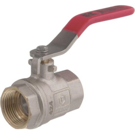 Rubinetto a sfera BSP a due vie 3/4" femm. + maniglia inox UNIVERSALE KS34FKR
