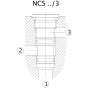 Bouchon DANFOSS NCS063B0