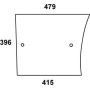 Vitre de porte UNIVERSEL L57905N