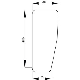Türscheibe hinten UNIVERSEL L75276N