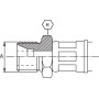 Raccord UNIVERSEL LNH104