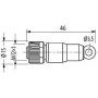 Embout de résistance femelle MURR ELEKTRONIK M12TRESF