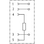 Embout de résistance femelle MURR ELEKTRONIK M12TRESF