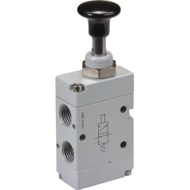3/2-Wege-Knopfhebelventil 1/8" UNIVERSAL MAB32B18