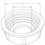 Bouchon de réservoir CASE IH 1500254C1