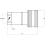 Coupleur FASTER NV1212SAEF