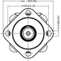 Moteur orbital DANFOSS OMS400151F0605