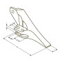 Dent de godet UNIVERSEL PC40301BN