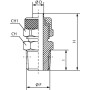 Raccord UNIVERSEL SCPOT614