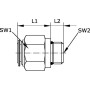 Raccord UNIVERSEL SCS618B