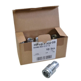 Innesto rapido 1/2 - 1/2" BSP 10 pz DNP SKPF12C08P010