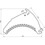 Couteau d'ensilage UNIVERSEL SM02777