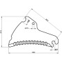 Couteau d'ensilage UNIVERSEL SM14071