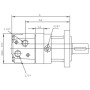 Moteur orbital GOPART SMS100E432D00GP