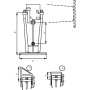 Pied béquille SIMOL STRDN513S