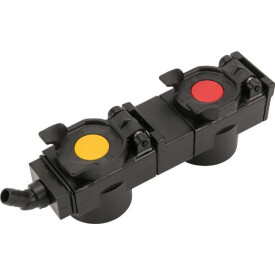 Válvula de vaciado amarilla/roja FASTER TARV28245GR