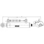 Barre de poussée hydraulique UNIVERSEL TCVNN305015011